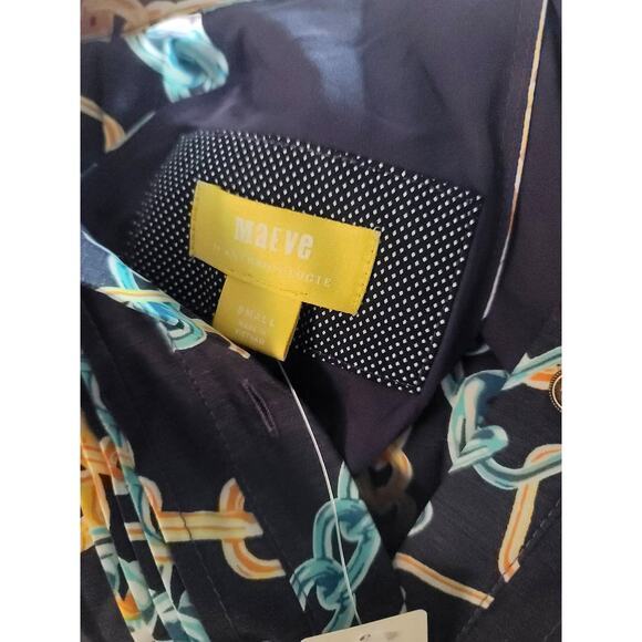 Anthropologie Maeve Print Midi Shirt Dress - New - Small - Picture 5 of 6